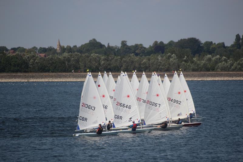 Laser Open at Draycote Water photo copyright Sarah Mason taken at Draycote Water Sailing Club and featuring the ILCA 6 class