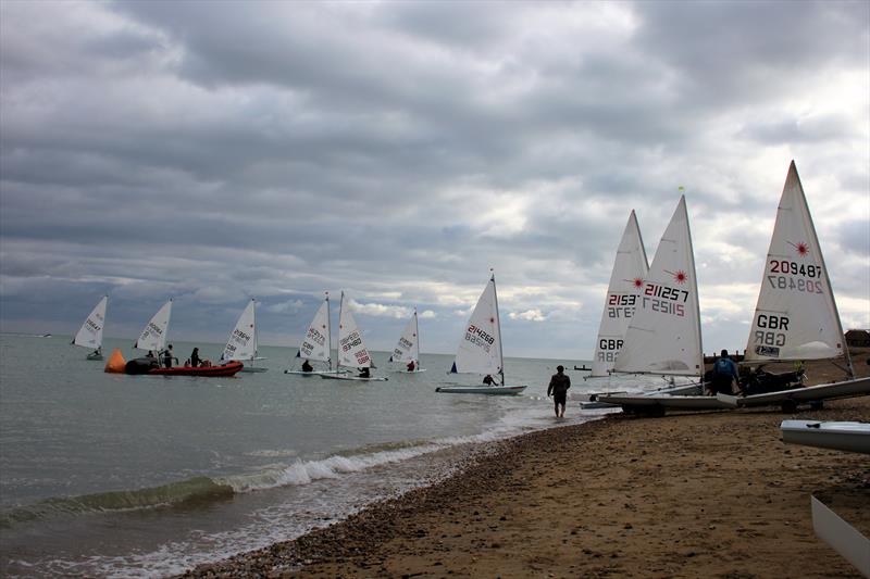 ILCA6 fleet Masters Nationals at Pevensey Bay photo copyright PBSC taken at Pevensey Bay Sailing Club and featuring the ILCA 6 class