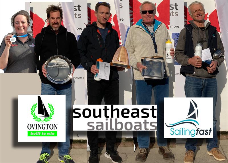 ILCA6 fleet Masters Nationals at Pevensey Bay winners - photo © PBSC
