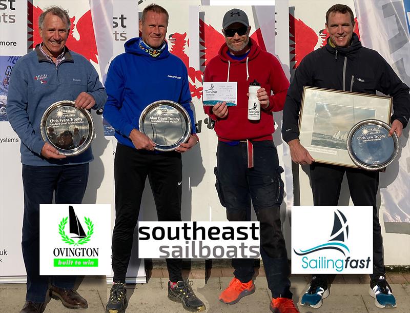 ILCA7 fleet Masters Nationals at Pevensey Bay prize winners - photo © PBSC