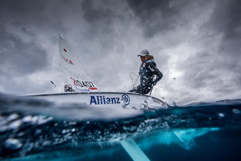 Allianz Benelux sponsor the Dutch Sailing Team - Marit Bouwmeester, Laser Radial photo copyright Richard Langdon / Ocean Images taken at  and featuring the ILCA 6 class
