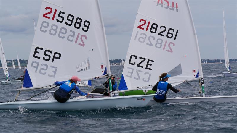 ILCA Vilamoura European Continental Qualification day 3 photo copyright Jon Emmett taken at Vilamoura Sailing and featuring the ILCA 6 class