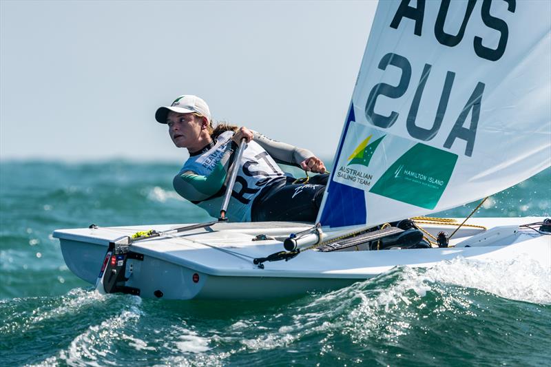 Mara Stransky photo copyright Beau Outteridge for Australian Sailing Team taken at  and featuring the ILCA 6 class