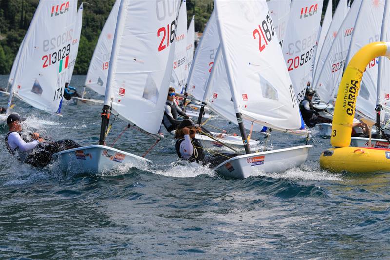 2021 ILCA 6 Youth Worlds at Lake Garda day 1 - photo © Elena Giolai / www.elenagiolai.com