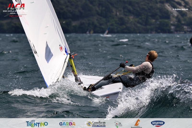 2021 ILCA 6 Youth Worlds at Lake Garda day 6 - photo © Elena Giolai / www.elenagiolai.com