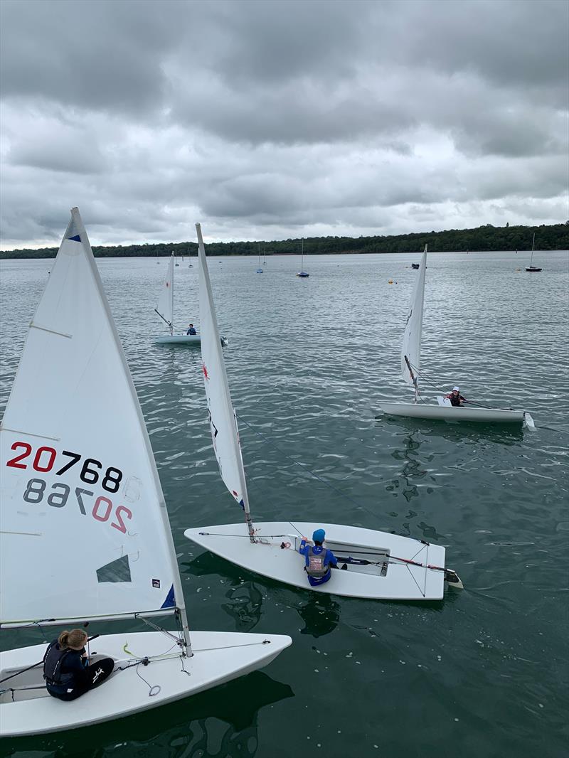 Isle of Wight Youth & Junior Dinghy Championship 2021 photo copyright Steve Sheridan taken at Royal Victoria Yacht Club, England and featuring the ILCA 6 class