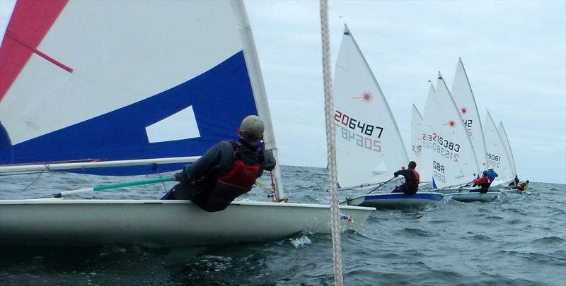 Laser Grand Prix at Beadnell Bay photo copyright Richard Benson taken at Beadnell Sailing Club and featuring the ILCA 6 class