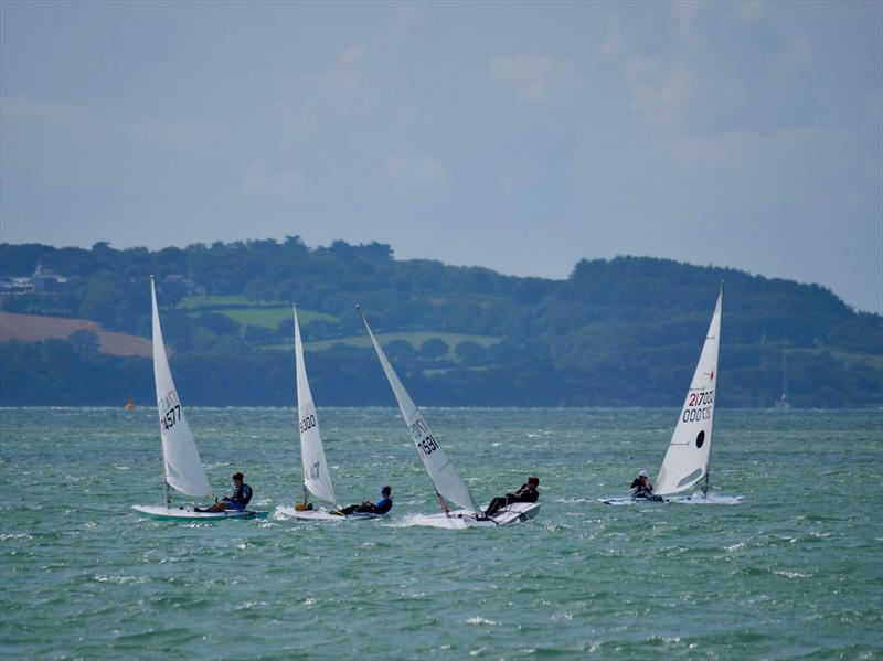 Isle of Wight Youth and Junior Championship Series at Gurnard photo copyright Ali Jenkinson taken at Gurnard Sailing Club and featuring the ILCA 6 class