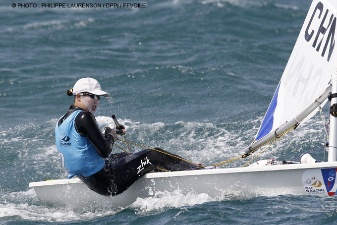 Lijia Xu wins the Laser Radial class at the 2012 Semaine Olympique Francaise photo copyright Philippe Laurenson / DPPI / FFVoile taken at  and featuring the ILCA 6 class