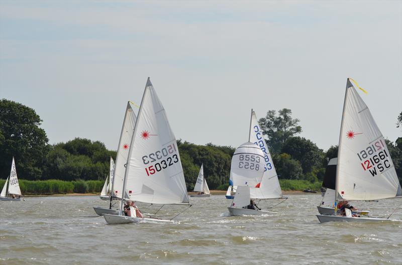 Seamark Nunn Waldringfield Cadet Week day 4 photo copyright Juliet Dearlove taken at Waldringfield Sailing Club and featuring the ILCA 6 class