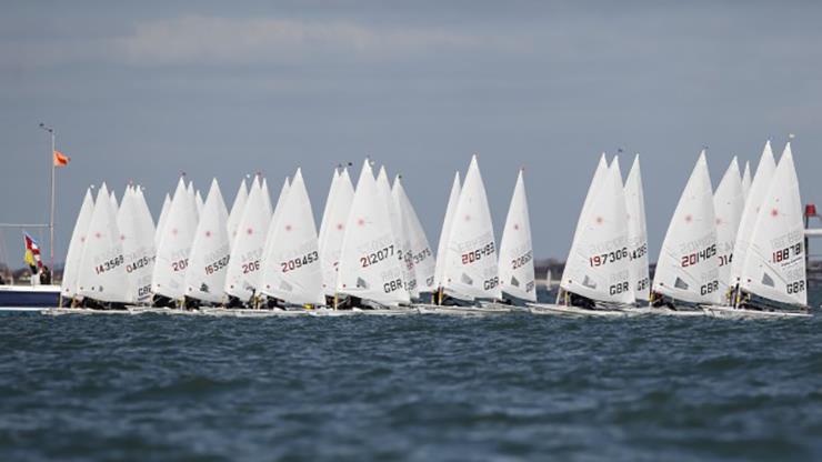 RYA Youth National Championships start - photo © Royal Yachting Association