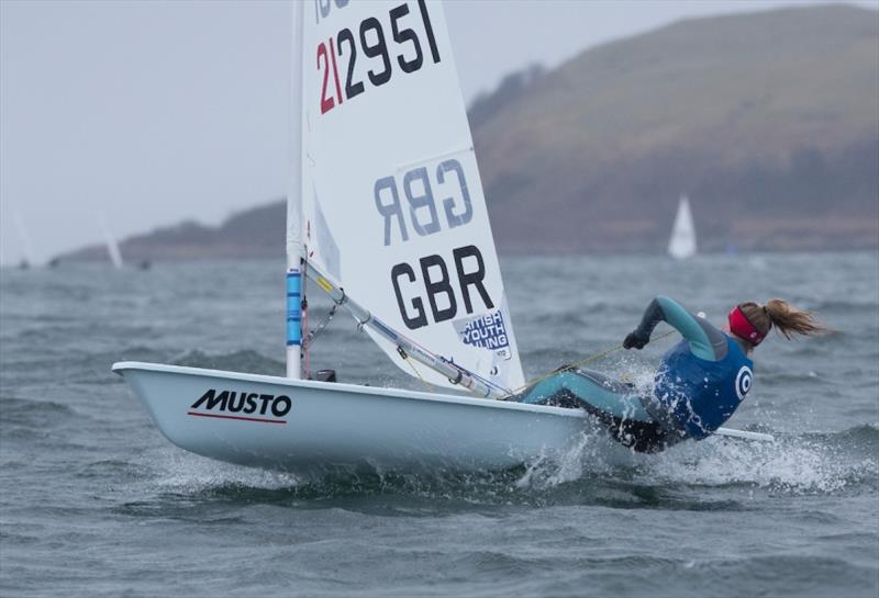 Matildha Nicholls in action photo copyright Marc Turner / RYA taken at Royal Yachting Association and featuring the ILCA 6 class