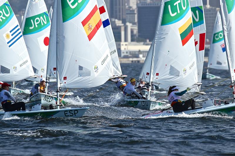 Day 2 - Laser Radial  - Rio Olympic Regatta photo copyright Richard Gladwell taken at  and featuring the ILCA 6 class