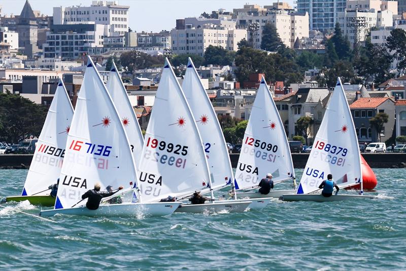 2018 Laser Masters North American Championship photo copyright Chris Ray taken at St. Francis Yacht Club and featuring the ILCA 6 class