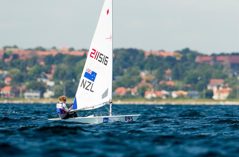 Annabelle Rennie-Younger (NZL) Laser Radial - Day 2 - Hempel Sailing World Championships, Aarhus, Denmark photo copyright Sailing Energy / World Sailing taken at Sailing Aarhus and featuring the ILCA 6 class