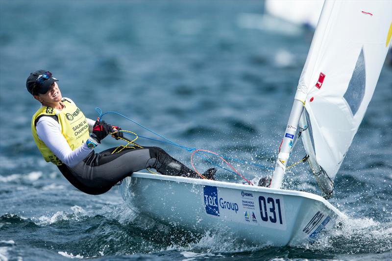 Paige Railey (USA) - Laser Radial - Day 3 - Hempel Sailing World Championships, Aarhus, Denmark photo copyright Sailing Energy taken at Sailing Aarhus and featuring the ILCA 6 class