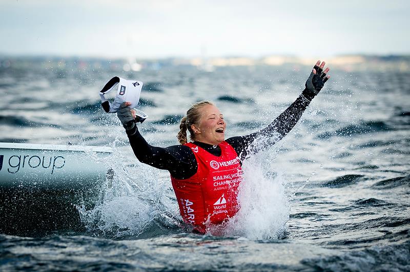 Laser Radial - Day 10 - Hempel Sailing World Championships, Aarhus, Denmark, August 10, 2018 photo copyright Sailing Energy / World Sailing taken at  and featuring the ILCA 6 class