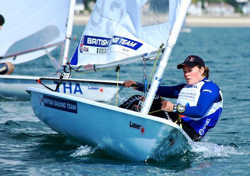 Clemmie Thompson racing in the UBS 20th Jersey Regatta photo copyright LBJ Photography taken at Royal Channel Islands Yacht Club and featuring the ILCA 6 class