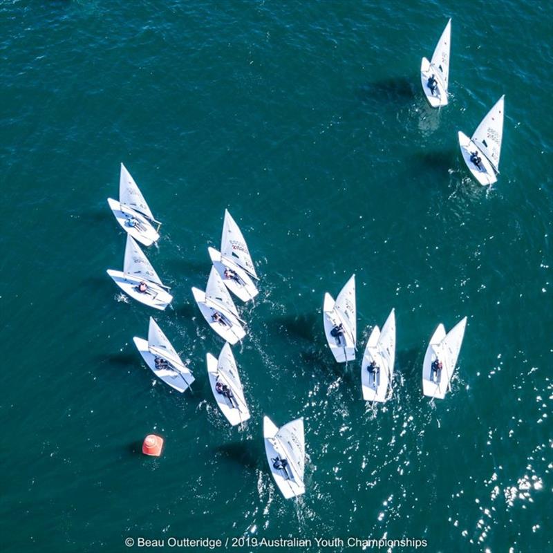 Day 1 - 2019 Australian Sailing Youth Championships photo copyright Beau Outteridge taken at Royal Yacht Club of Tasmania and featuring the ILCA 6 class