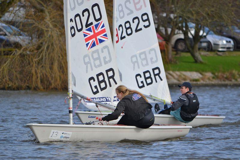 Sutton Bingham Icicle Open Pursuit Race in the Sailing Southwest Winter Series photo copyright Saffron Gallagher taken at Sutton Bingham Sailing Club and featuring the ILCA 6 class