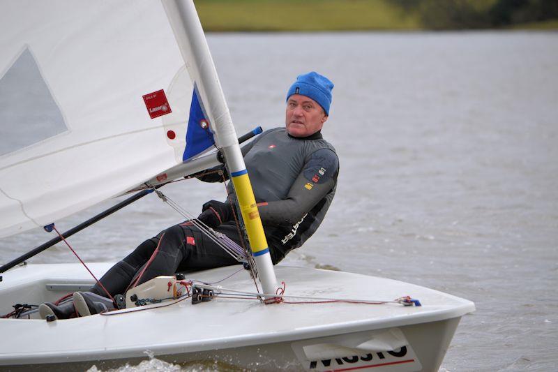 Graham Cook, runner-up at the Sutton Bingham Icicle photo copyright Saffron Gallagher taken at Sutton Bingham Sailing Club and featuring the ILCA 6 class