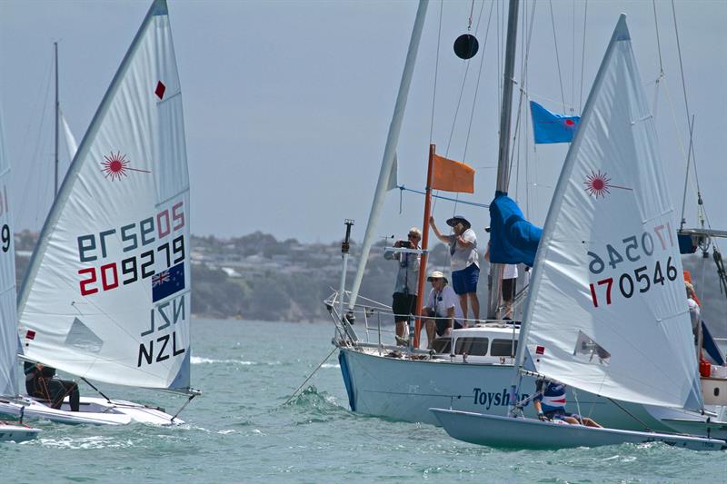 Laser Radial Start - Ocseanbridge NZL Sailing Regatta - Day 2 - February 2 - photo © Richard Gladwell