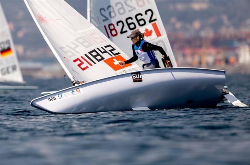 Maud Jayet (SUI) - Day 3, Hempel World Cup Series Genoa 2019 photo copyright Pedro Martinez / Sailing Energy / World Sailing taken at  and featuring the ILCA 6 class