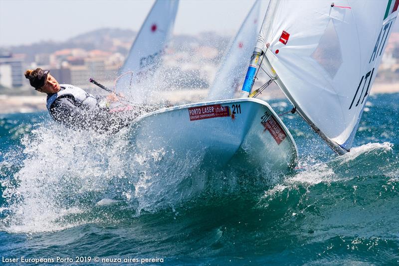 Laser Radial  2019 European Championship, Porto, Portugal - May 2019 photo copyright Neuza Aires Pereira taken at  and featuring the ILCA 6 class