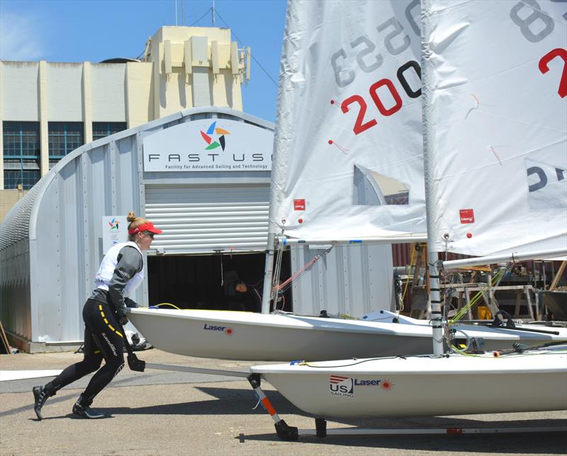 US Sailing's Facility for Advanced Sailing and Technology (FAST) facility on San Francisco Bay is training tomorrow's Olympic hopefuls photo copyright Kimball Livingston taken at  and featuring the ILCA 6 class