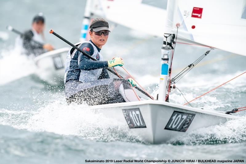 Line Flem Host (NOR) on day 3 of the ILCA Laser Radial World Championships in Japan photo copyright Junichi Hirai / Bulkhead Magazine Japan taken at  and featuring the ILCA 6 class