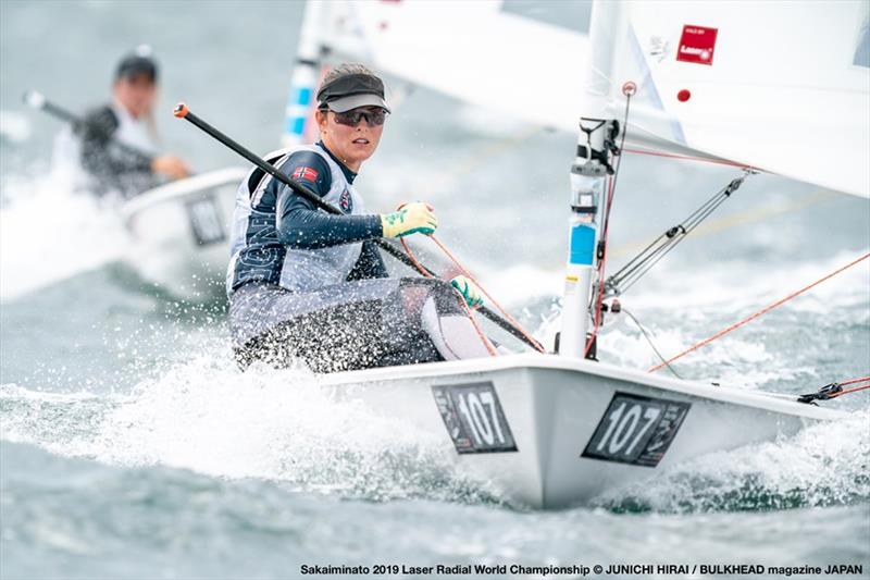 Line Flem Host (NOR) on day 3 of the ILCA Laser Radial World Championships in Japan - photo © Junichi Hirai / Bulkhead Magazine Japan