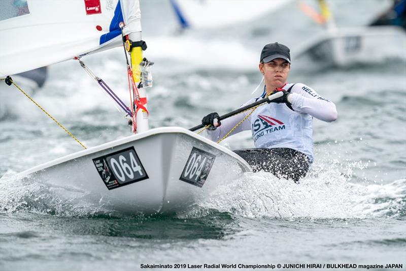 Paige Railey (USA) on day 3 of the ILCA Laser Radial World Championships in Japan photo copyright Junichi Hirai / Bulkhead Magazine Japan taken at  and featuring the ILCA 6 class