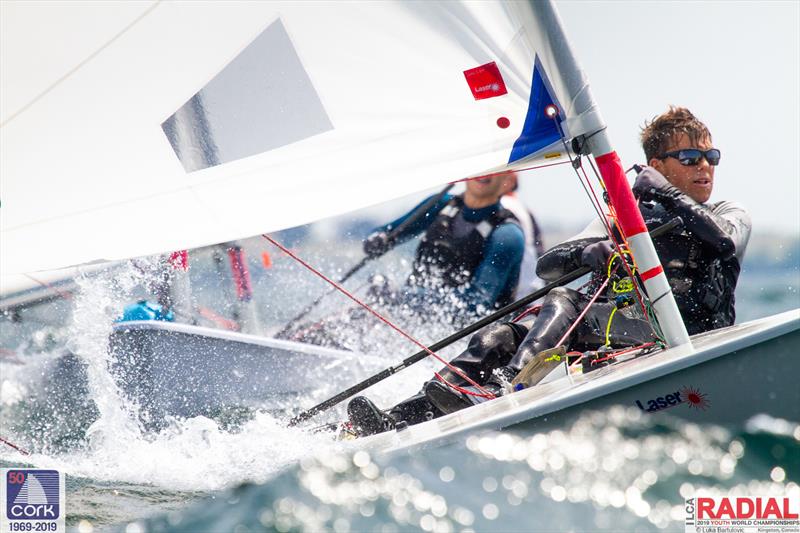 Opening races at the Laser Radial Youth World Championships 2019 photo copyright Luka Bartulovic taken at CORK and featuring the ILCA 6 class