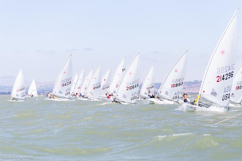 2019 Chubb U.S. Junior Sailing Championships - Redwood City photo copyright Colin Grey Voigt taken at  and featuring the ILCA 6 class