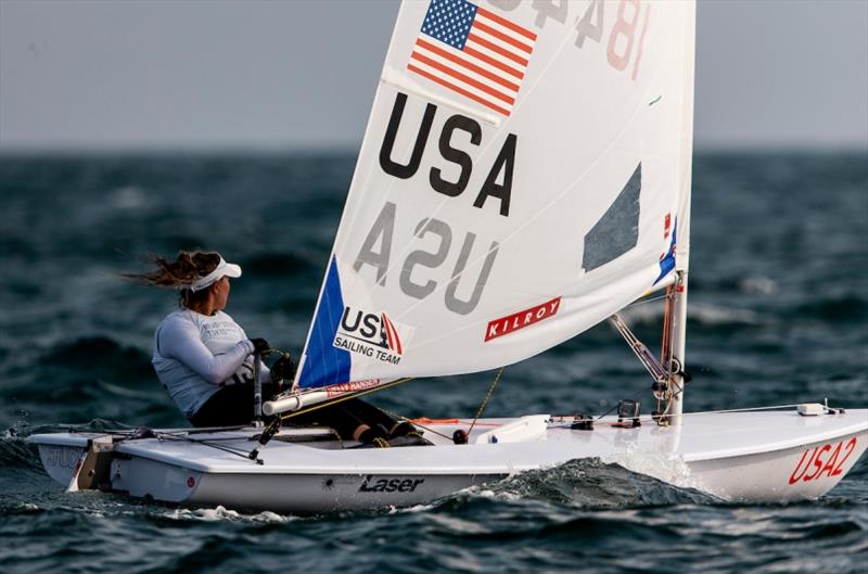 Erika Reineke - Ready Steady Tokyo, day 4 photo copyright Pedro Martinez / Sailing Energy / World Sailing taken at  and featuring the ILCA 6 class