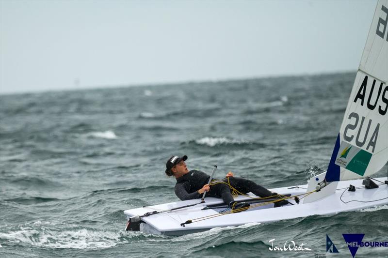 Mara Stransky has put together a solid regatta and looks likely to retain her Australian Laser title photo copyright Jon West Photography taken at Sandringham Yacht Club and featuring the ILCA 6 class