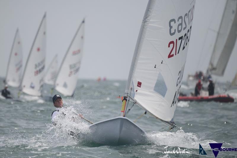 Brody Riley won the 2020 Australian Men's Laser Radial Championship photo copyright Jon West Photography taken at Sandringham Yacht Club and featuring the ILCA 6 class