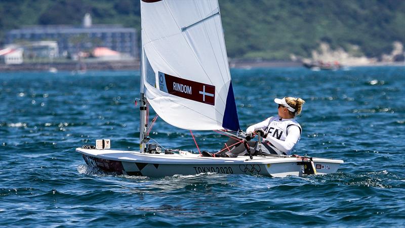 Tokyo2020 - Day 1 - July, 25 - Enoshima, Japan - Anne Marie Rindom (DEN) Laser Radial photo copyright Richard Gladwell - Sail-World.com / nz taken at Royal New Zealand Yacht Squadron and featuring the ILCA 6 class