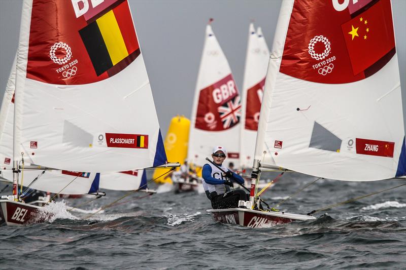 Tokyo2020 - Day 2 - July, 26, - Enoshima, JapanWomens Laser Radial photo copyright Richard Gladwell - Sail-World.com / nz taken at Royal New Zealand Yacht Squadron and featuring the ILCA 6 class