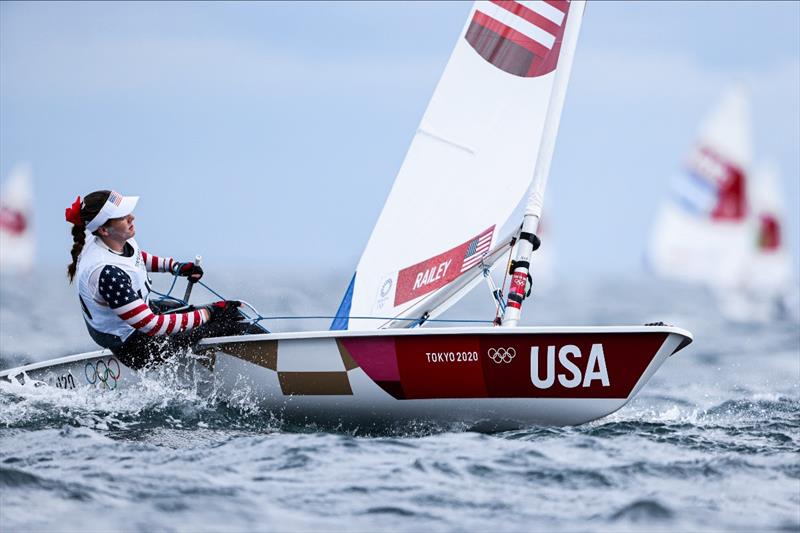 Paige Railey (USA) on Tokyo 2020 Olympic Sailing Competition Day 3 - photo © Sailing Energy / World Sailing