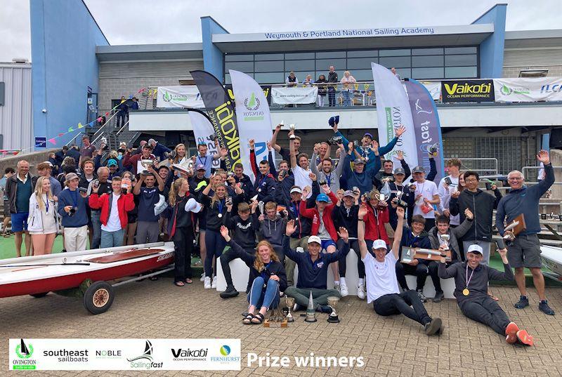 UKLA UK National Championships prizewinners photo copyright UKLA taken at Weymouth & Portland Sailing Academy and featuring the ILCA 6 class
