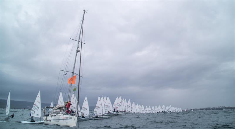 Radial Start - 2021 ILCA Senior European Championships - photo © Hrvoje Duvancic \ www.regate.com