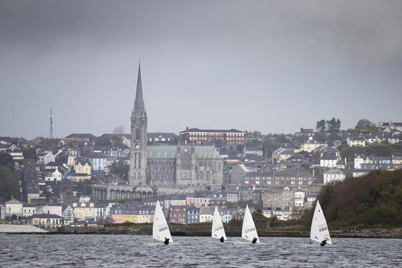 Investwise Irish Sailing Youth Nationals on Cork Harbour day 1 photo copyright David Branigan / Oceansport taken at Royal Cork Yacht Club and featuring the ILCA 6 class