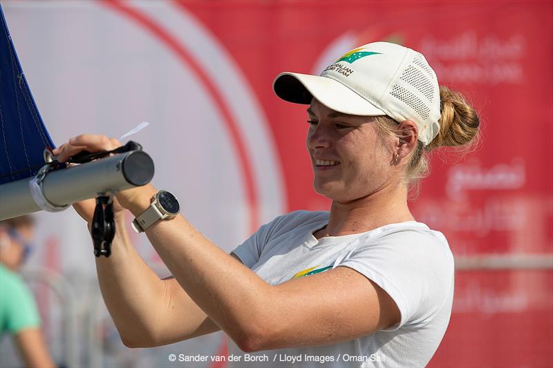 Mara Stransky - ILCA 6 World Championships in Oman day 4 photo copyright Sander van der Borch / Lloyd Images / Oman Sail taken at  and featuring the ILCA 6 class