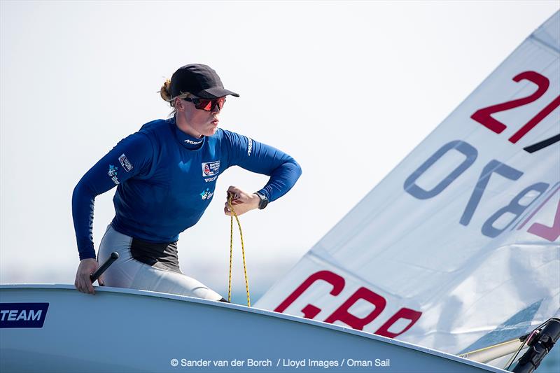 2021 ILCA 6 World Championships in Oman day 5 photo copyright Sander van der Borch / Lloyd Images / Oman Sail taken at  and featuring the ILCA 6 class