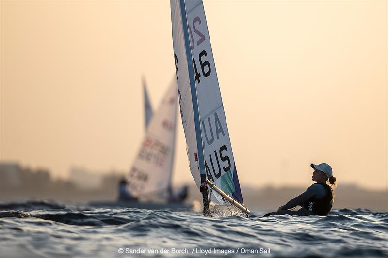 Mara Stransky - 2021 ILCA 6 World Championships in Oman day 5 photo copyright Sander van der Borch / Lloyd Images / Oman Sail taken at  and featuring the ILCA 6 class