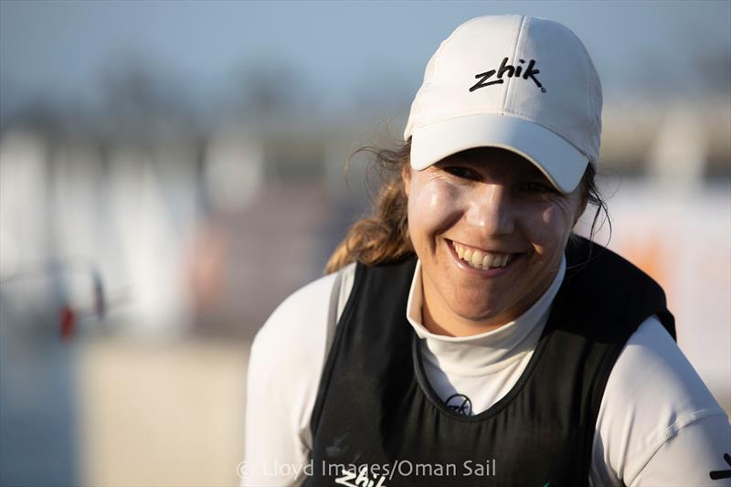 Casey Imeneo at the 2021 ILCA 6 World Championships in Oman photo copyright Sander van der Borch / Lloyd Images / Oman Sail taken at  and featuring the ILCA 6 class