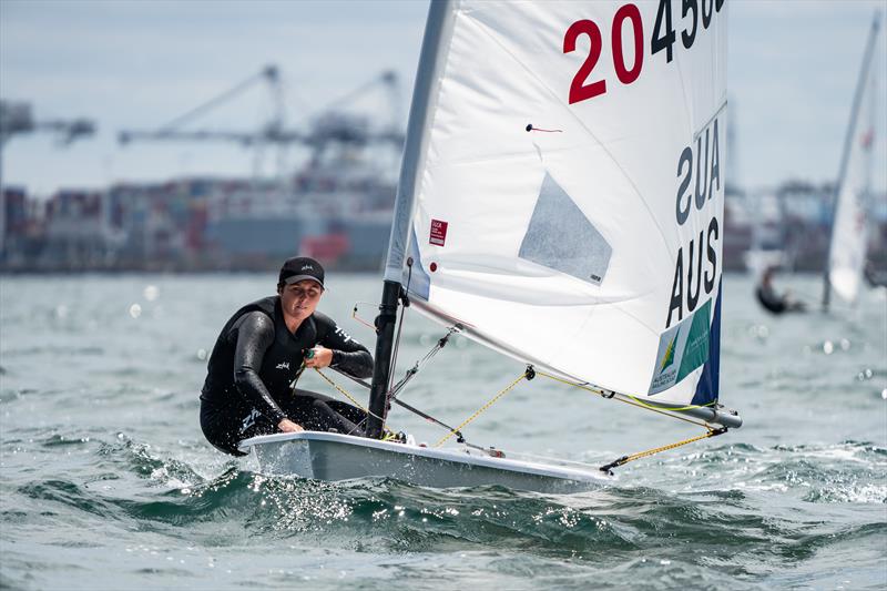 Zoe Thomson on Sail Melbourne 2022, day 3 - photo © Beau Outteridge