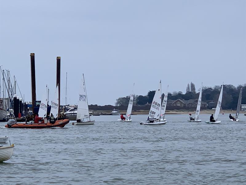 Brading Haven Yacht Club Open Icebreaker Series 2022 day 2 photo copyright Polly Schafer taken at Brading Haven Yacht Club and featuring the ILCA 6 class