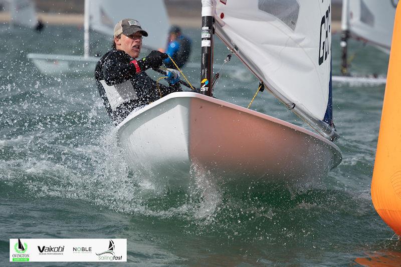 Noble Marine / Vaikobi ILCA 6 Qualifier at Stokes Bay photo copyright Lotte Johnson / www.lottejohnson.com taken at Stokes Bay Sailing Club and featuring the ILCA 6 class